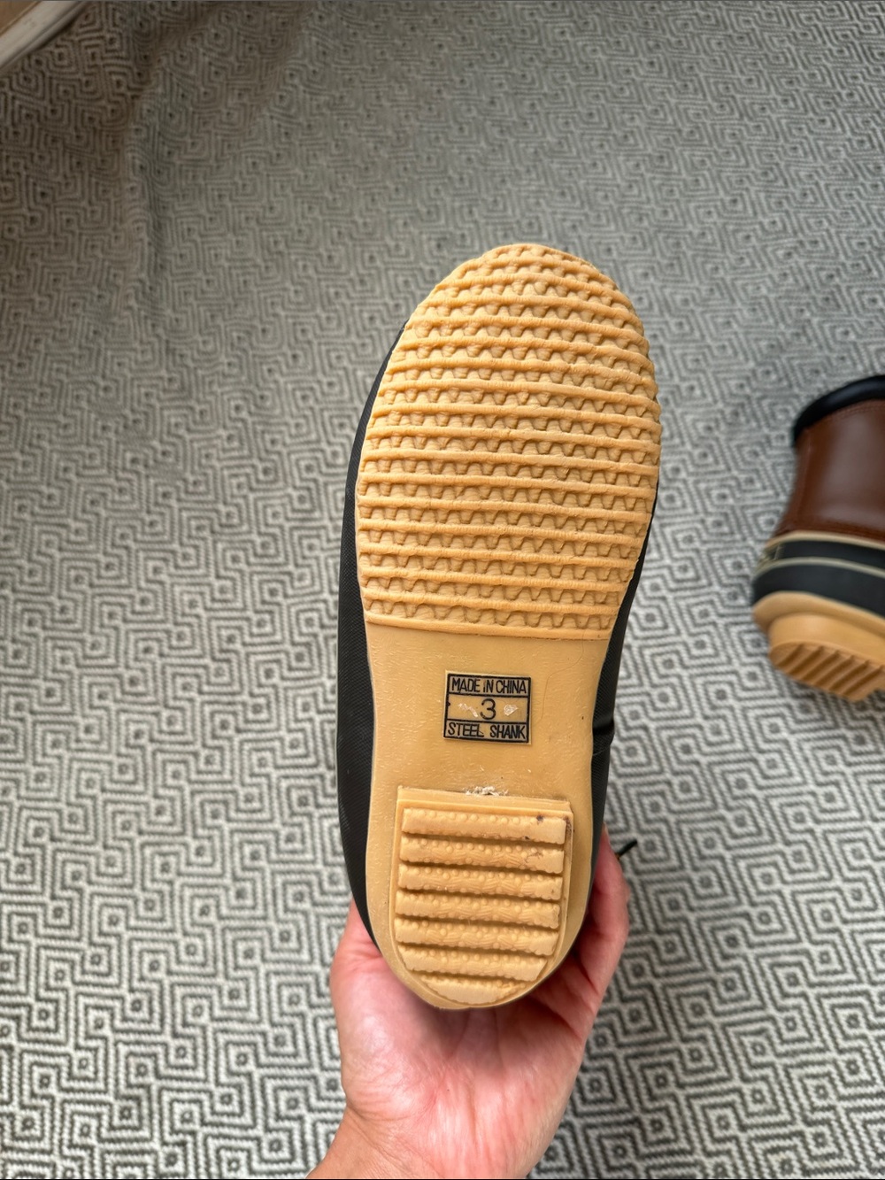 Kids Brown Waterproof Rain & Snow Boots - Picture 5 of 14